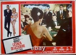 JAMES BOND DR. NO Italian fotobusta movie poster red R71 #6 SEAN CONNERY