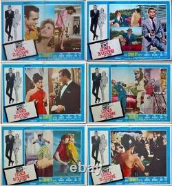 JAMES BOND DR. NO Italian fotobusta movie posters set x 6 R75 SEAN CONNERY