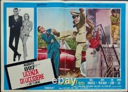 JAMES BOND DR. NO Italian fotobusta movie posters set x 6 R75 SEAN CONNERY