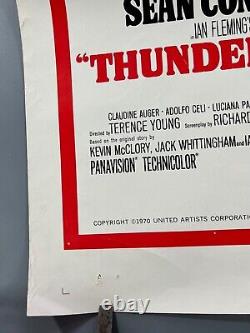 JAMES BOND Double Feature THUNDERBALL YOLT Original Theatrical One Sheet 27x41