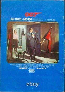 JAMES BOND FROM RUSSIA WITH LOVE Japanese Movie program 1963 SEAN CONNERY NM