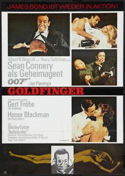 JAMES BOND GOLDFINGER German A1 movie poster SEAN CONNERY R73