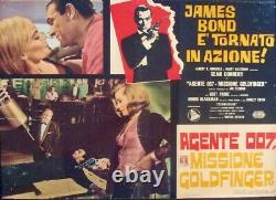 JAMES BOND GOLDFINGER Italian fotobusta movie poster 4 1964 SEAN CONNERY RARE