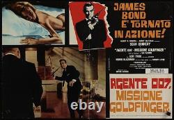 JAMES BOND GOLDFINGER Italian fotobusta movie poster R75 SEAN CONNERY