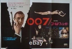 JAMES BOND GOLDFINGER Japanese Ad movie poster A SEAN CONNERY 1964 Rare