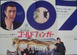 JAMES BOND GOLDFINGER Japanese Ad movie poster C SEAN CONNERY 1964 Rare