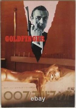 JAMES BOND GOLDFINGER Japanese Movie program 1964 SEAN CONNERY NM