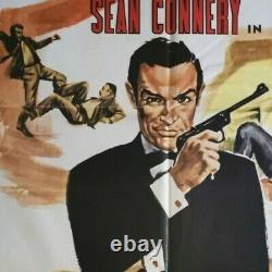 JAMES BOND GOLDFINGER Original Movie Poster 39x55 2Sh Italian SEAN CONNERY 007