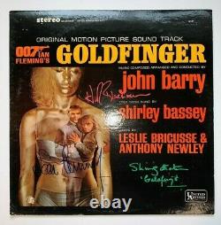 JAMES BOND GOLDFINGER record signed SEAN CONNERY, SHIRLEY EATON, HONOR BLACKMAN