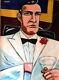 JAMES BOND PRINT poster 007 sean connery dr. No casino royale goldfinger martini
