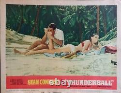 JAMES BOND, SEAN CONNERY, Thunderball (1965), 5 lobby cards, lc2528