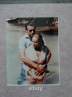 JAMES BOND SEAN CONNERY and URSULA ANDRESS AUTOGRAPHS MATTED AUTHENTIC