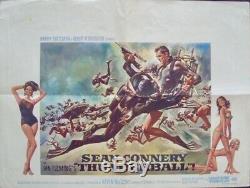 JAMES BOND THUNDERBALL Belgian movie poster English R72 SEAN CONNERY