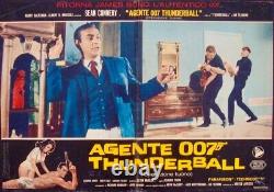 JAMES BOND THUNDERBALL Italian fotobusta movie poster 6 SEAN CONNERY 1965