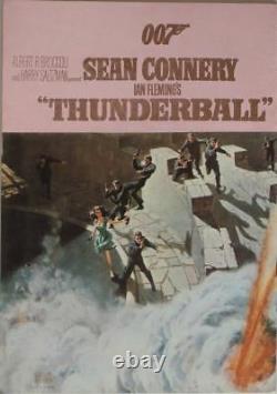JAMES BOND THUNDERBALL Japanese Movie program 1965 SEAN CONNERY NM