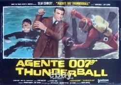 JAMES BOND THUNDERBALL italian fotobusta movie posters x8 SEAN CONNERY R1973 NM