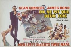 JAMES BOND YOU ONLY LIVE TWICE Belgian movie poster SEAN CONNERY 007 1967