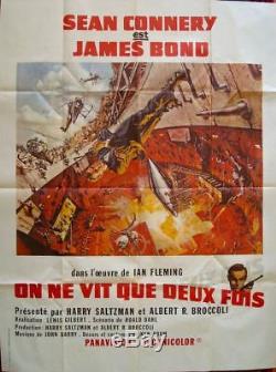 JAMES BOND YOU ONLY LIVE TWICE French Grande movie poster 47x63 SEAN CONNERY R70