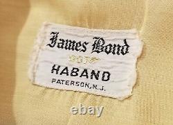 JAMES BOND original 60s HABAND button down shirt 007 SEAN CONNERY vintage rare