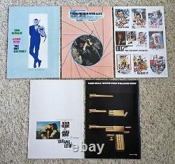 James Bond 007 Brochures Japanese (5x) Ian Fleming & Sean Connery & Roger Moore