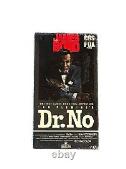 James Bond 007 DR. NO Sean Connery 1984 CBS Fox (4525) VHS Sealed / Watermarks