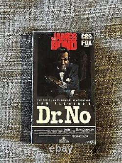 James Bond 007 DR. NO Sean Connery 1984 CBS Fox (4525) VHS Sealed / Watermarks