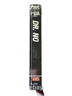 James Bond 007 DR. NO Sean Connery 1984 CBS Fox (4525) VHS Sealed / Watermarks