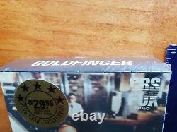 James Bond 007 Goldfinger Sealed VHS 1984 CBS FOX Water Marks