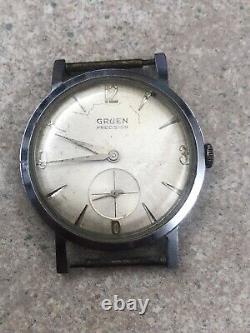 James Bond 007 Gruen Precision 510 Starburst Dial 3-6-9-12 VTG Sean Connery