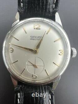 James Bond 007 Gruen Precision 510 Starburst Dial 3-6-9-12 VTG Sean Connery