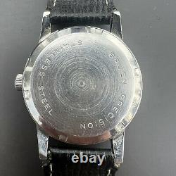 James Bond 007 Gruen Precision 510 Starburst Dial 3-6-9-12 VTG Sean Connery