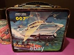 James Bond 007 Lunchbox & Thermos 1966 Sean Connery Vintage