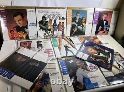 James Bond 007 Movie Sean Connery Deluxe Letter-Box Edition Laserdisc Lot of 12