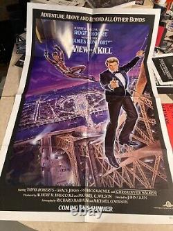 James Bond 007 Roger Moore Sean Connery HUGE LOT! 6 POSTERS, 3 PRESSBOOKS +MORE