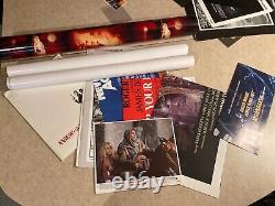 James Bond 007 Roger Moore Sean Connery HUGE LOT! 6 POSTERS, 3 PRESSBOOKS +MORE