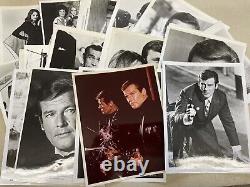 James Bond 007 Roger Moore Sean Connery HUGE LOT! Photos Cards 1960s 1970s ID