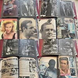 James Bond 007 Roger Moore Sean Connery HUGE LOT! Photos Cards 1960s 1970s ID