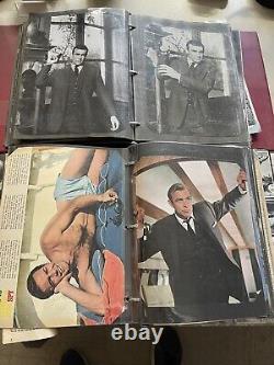 James Bond 007 Roger Moore Sean Connery HUGE LOT! Photos Cards 1960s 1970s ID