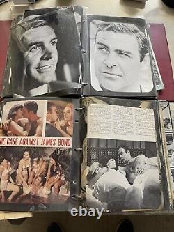 James Bond 007 Roger Moore Sean Connery HUGE LOT! Photos Cards 1960s 1970s ID