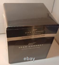 James Bond 007 Sean Connery 6-Film Collection 4K Steelbook-NEW (Sealed)-Box S&H