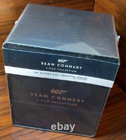 James Bond 007 Sean Connery 6-Film Collection 4K Steelbook-NEW (Sealed)-Free S&H