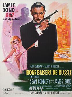 James Bond 007 Sean Connery Bons Baisers De Russie French Movies Poster