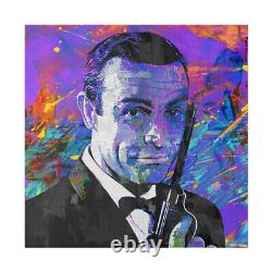 James Bond 007 Sean Connery Canvas Wall Art Pop Art