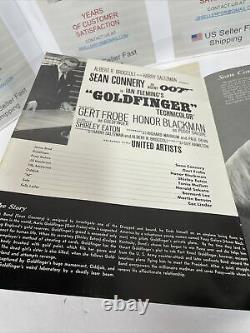 James Bond 007 / Sean Connery- Goldfinger Just sold at movie theaters