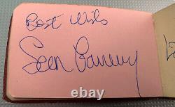 James Bond 007 Sean Connery Hand Signed Page From Vintage Autograph Book
