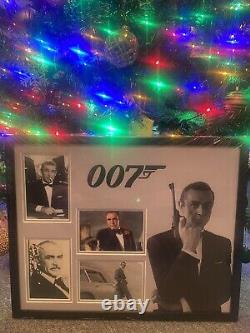James Bond 007 Sean Connery Hand Signed Picture Montage