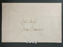 James Bond 007 Sean Connery Vintage Hand Signed Envelope Autograph Signature