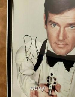 James Bond 007 Shadow Box Movies Memorabilia Sean Connery Roger Moore 36 Framed