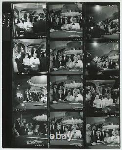 James Bond 007 Thunderball 1965 Contact Sheet Sean Connery Rehearses In Casino