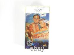 James Bond 007 VHS MGM Home Video Factory Sealed Thunderball Movie Sean Connery